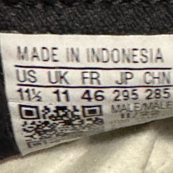 Adidas Men's Kaptir 2.0 Shoes/Black/BrandNew/Sz11.5/No box/Clean - Picture 3 of 6